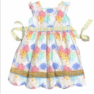 Matilda Jane Field of Fireflies Dress Size 8 EUC